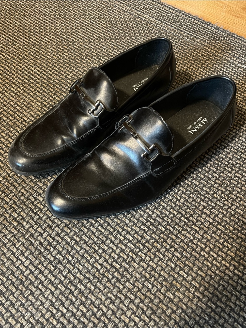 Alfani Men’s Black Dress Shoes 9.5M